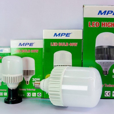Công suất thông dụng của đèn led bulb MPE là gì